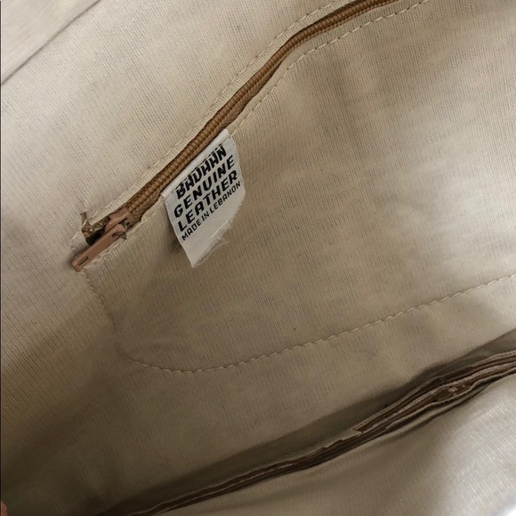 Vintage leather clutch - Picture 4 of 6